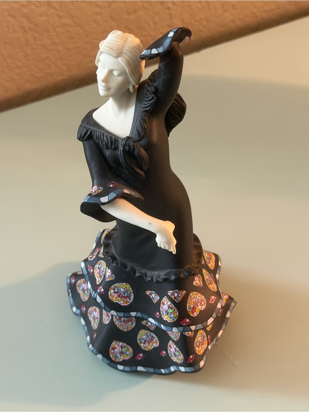 Authentic NADAL porcelain figurine from numbered edition series. Features elegan